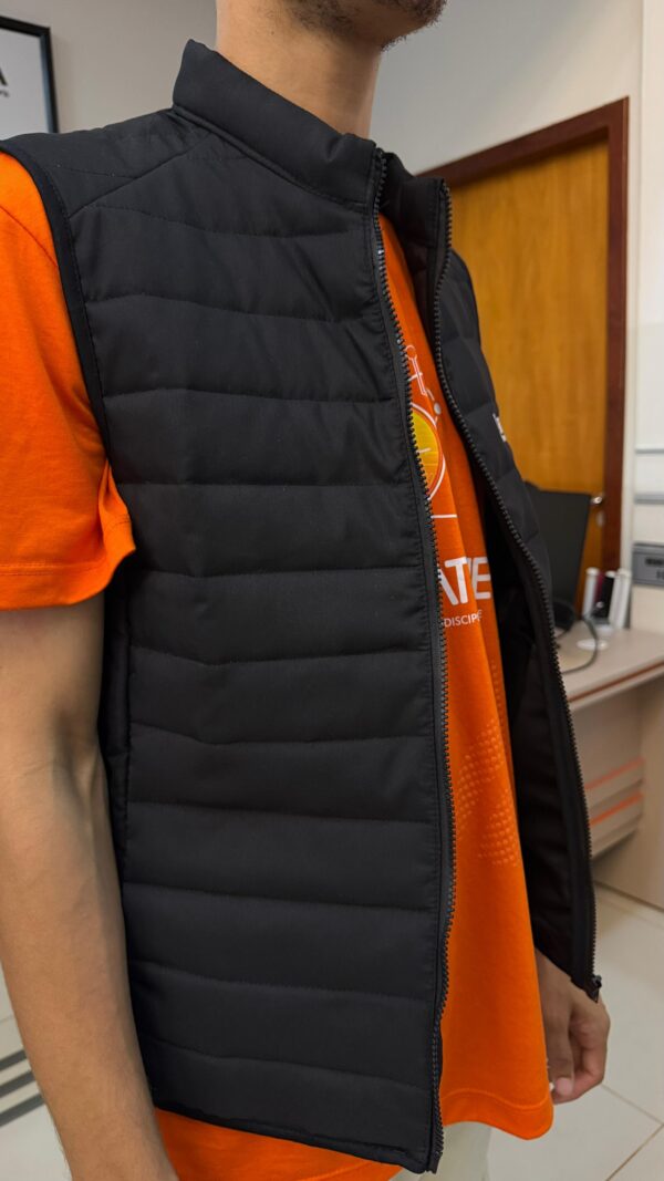 Colete Puffer Preto UniFatecie - Imagem 2