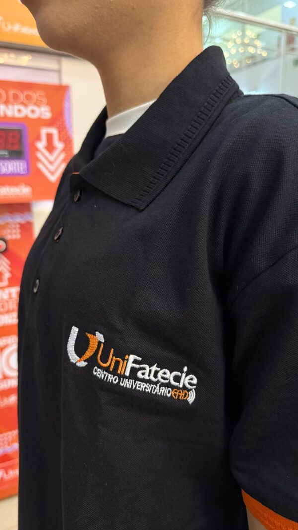 Camisa Polo Preta UniFatecie - Imagem 2