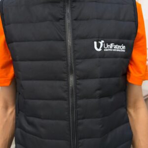Colete Puffer Preto UniFatecie