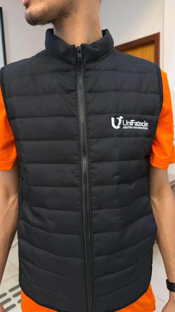 Colete Puffer Preto UniFatecie