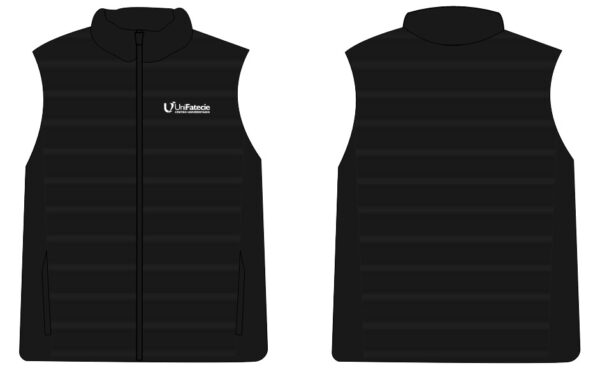 Colete Puffer Preto UniFatecie - Imagem 2